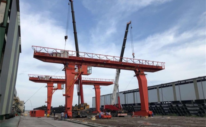 L型單梁吊鉤門式起重機